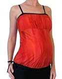 Mermaid Maternity Ruched Bandeau Tankini Top