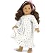 Dolls Nightgown fits American Girl Dolls, Print Knit Nightgown for 18 Inch Dolls