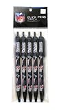 NFL New England Patriots Disposable Black Ink Click Pens, 5-Pack