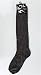 Sock It To Me Black Crotchet Knee High Socks - ONE SIZE