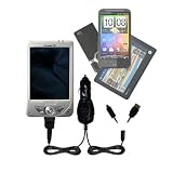Double Car Charger with tips including a tip for the Medion MD95459 - uses Gomadic TipExchange Technology