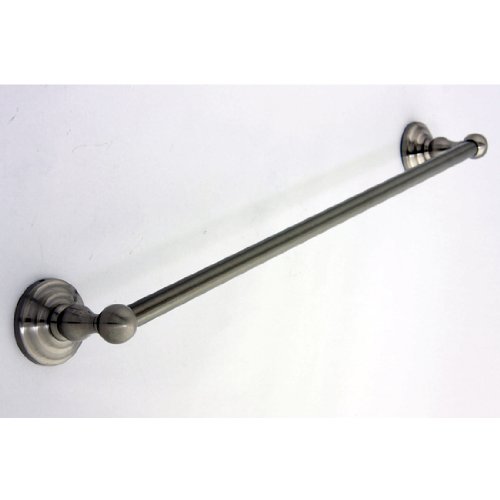 Taymor 04-SN6230 Brentwood Series 30-Inch x 3/4-Inch Towel Bar, Satin Nickel