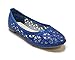 BellaMarie Kids Dress Ballet Flat Slip On Comfortable Ballerina Synthetic Glitter Sparkle Shoes