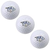 NHL McArthur Nashville Predators White 3-Pack Golf Balls