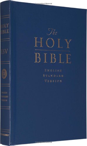 ESV Pew and Worship Bible, Large Print (Navy Blue)