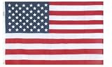 4'x6' 100% Spun Polyester Bunting 2-ply emb. Made in USA Flag