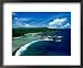 Aerial of Bird Island, Saipan Framed Art Poster Print by Francie Manning, 22x18