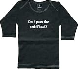 Rebel Ink Baby Infants' Do I Pass The Sniff Test Long Sleeve Tee T-Shirt