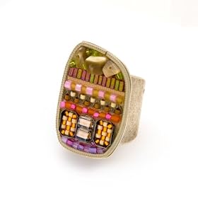 Ayala Bar Timeless Beauty Ring in Sand, Lavender and Pink #7128 AYR OLR