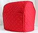 Simple Home Inspirations Quilted Cover Compatible for KitchenAid Stand Mixer, Tilt Head, Piped with 2 Pockets (Red, Tilt)