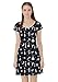 CowCow Womens Kitty Cats Kitten Animals Casual Short Sleeve Skater Dress, XS-5XL