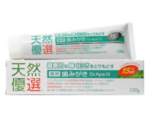 薬用歯みがき 天然優選 Dr.Apa15 120g