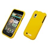 EMPIRE Yellow Rubberized Snap-On Cover Case for Verizon Samsung Fascinate i ....