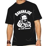 Original Banana Joe ® Premium T-Shirt Bud Spencer #3 schwarz 5XL