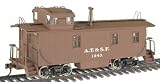 Walthers - Platinum Line Santa Fe 1300- Wood Caboose RTR Pre-1938 HO - Santa Fe