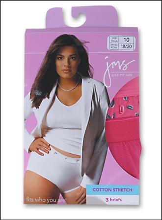 Buy 3 PACK of Hanes Just My Size Cotton Stretch Briefs – Light, breathable and comfortable!
