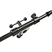 K&M - König & Meyer 21110.500.55 - Classic Two-Piece Telescopic Boom Arm - Smooth, Silent and Scratch Free Position Changes - Professional Grade for all Musicians - German Made - Black