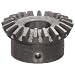 Boston Gear HL147YG Bevel Gear, 2:1 Ratio, 0.375" Bore, 20 Pitch, 20 Teeth, Steel