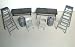 WWE FIGURE ACCESSORIES DELUXE WRESTLING TABLE, LADDER,TRASHCAN & CHAIR MATCH SET 8PC