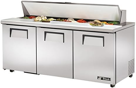 True Food Service Equipment TSSU-72-18-ADA Sandwich/Salad Unit, 3 Door, 72" wide, 19 cubic foot, holds (18)