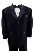 Hot Sale Gino Giovanni Boy Usher Black Tuxedo Baby to Teen (20)