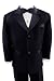 Gino Giovanni Black Usher Toddler Boy Tuxedo Size 4t (4T)