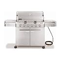 Weber 7420001 Summit S-620 Natural Gas Grill, Stainless Steel