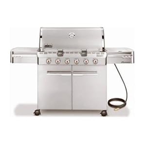 Weber 7420001 Summit S-620 Natural Gas Grill, Stainless Steel