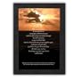Ascension Poem Framed Prints (And If I Go Poem) with Sunset