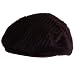 New Wool Ribbed Fur Ivy Driver Cabby Golf Cap Hat * Brown * Medium / Large