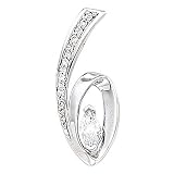 14K White or Yellow Gold Diamond Pendant/Slide - 0.65 Ct. (ALSO AVAILABLE WITH GEMSTONES)