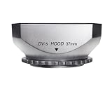 Mennon DV-s 37 Screw Mount 37mm Digital Video Camcorder Lens Hood with Cap, Silver