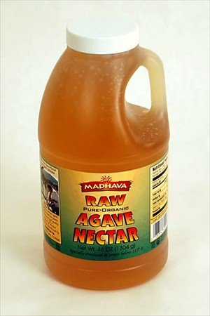 Madhava Organic Raw Agave Nectar – 46 Oz Jug – Vegan, Vegetarian & Raw Food Diet Sweetener – Honey, Sugar, Syrup Substitute