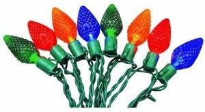 25 Count LED Multi C9 Light Set