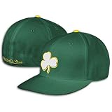 Boston Celtics Mitchell & Ness Green Throwback Fitted Cap / Hat