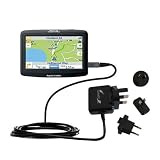 International Wall / AC Charger for the Magellan Roadmate 1412 - Gomadic Brand w/ TipExchange Technology