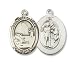 St. Sebastian Sports Fishing Sterling Silver Medal with 18 Sterling Chain Patron Saint of Athletes