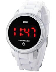 Touch Screen Luxury Style Red LED Womens Sport Watches for Girls SK-396