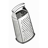 4 Sided JUMBO Grater- Professional Stainless Steel Box Cheese Grater -Grasp by Grunwerg of Sheffieldby WOWOOO