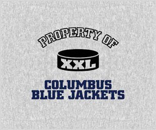 Buy Columbus Blue Jackets Property Of Blanket by Biederlack