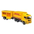 Bruder MAN Truck with tilt sided interchangeable DHL and trailer