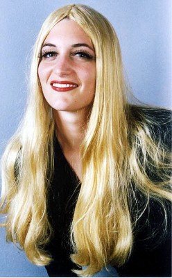 Perücke Lajana Mittelscheitel blond