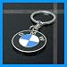 New BMW 3D keychain Chrome