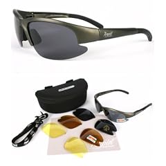 Nimbus Sport Polarisierte Sonnenbrille, mit Wechselgl�sern - Perfekt f�r Radfahren, Joggen, Wassersport, Jagd usw.