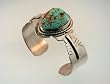Number 8 Turquoise Cuff Bracelet