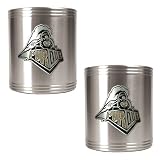 Purdue Boilermakers NCAA 2pc Stainless Can Holder Set