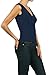 THEKAYLYNSHOP Women's Deep V Neck Sleeveless Top with Side Cinching Detail