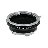Fotodiox Lens Mount Adapter, Leica R Lens to Leica M Adapter, fits Leica M3 · M2 · M1 · M4 · M5 · CL · M6 · MP · M7 · M8 · M9, Hexar RF · Epson R-D1 · 35mm Bessa · Cosina Voigtländer · Minolta CLE · Rollei 35 RF · Zeiss Ikon