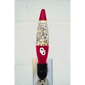 Pack of 3 NCAA Oklahoma Sooners Lava Lamp Night Lights