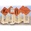 Lionel O Scale Construction Zone Signs
